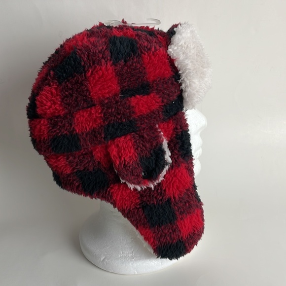 Gap Kid Buffalo Plaid Bomber Hat - Picture 4 of 7
